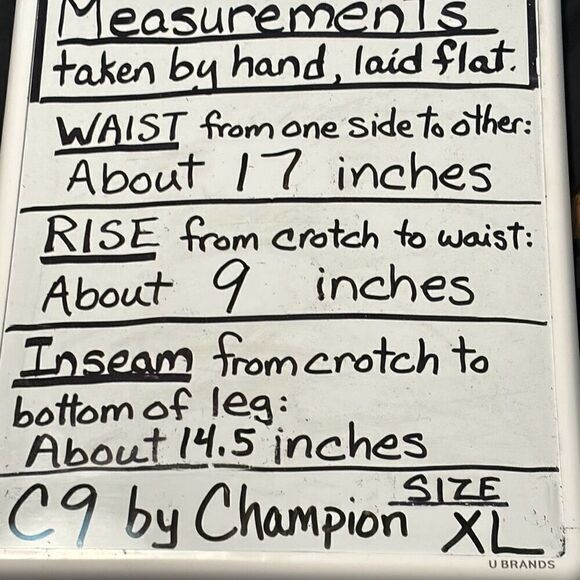 C9 by Champion stretchy 14.5 inch long shorts w back waist zip pocket XL - Picture 9 of 12